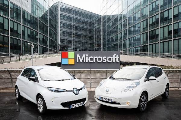 Renault-Nissan and Microsoft partner to develop connected car technologies